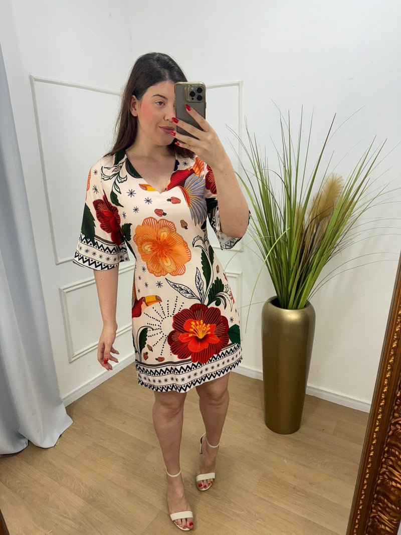 Vestido Tropical verão