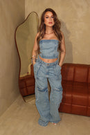 Conjunto Cargo Jeans