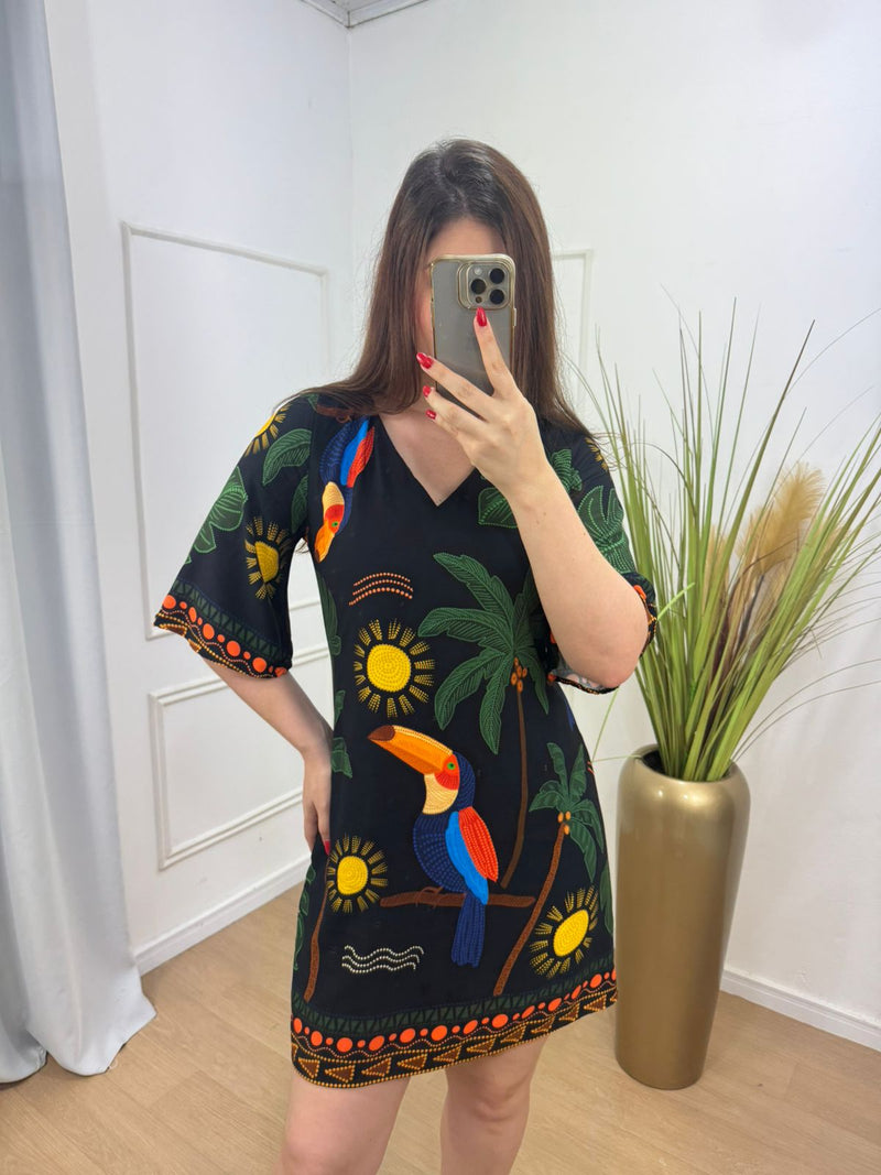 Vestido Tropical verão