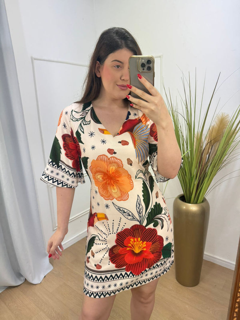 Vestido Tropical verão