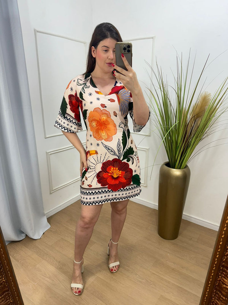 Vestido Tropical verão
