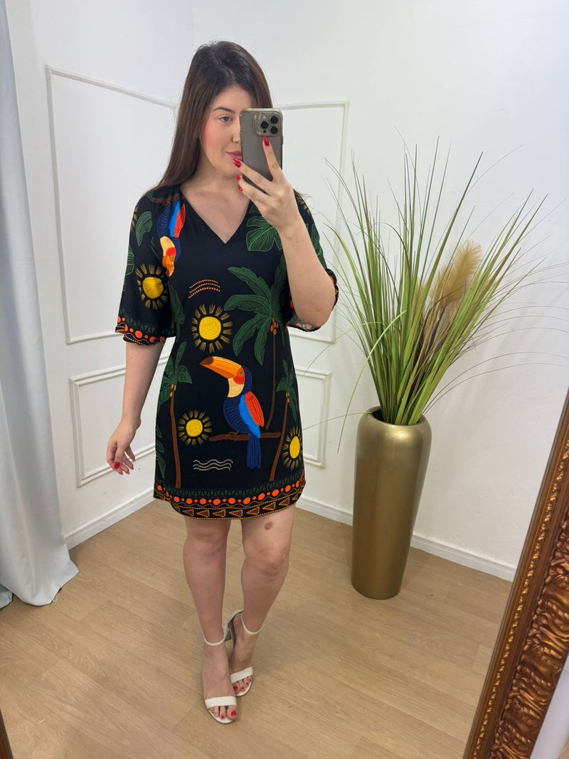 Vestido Tropical verão