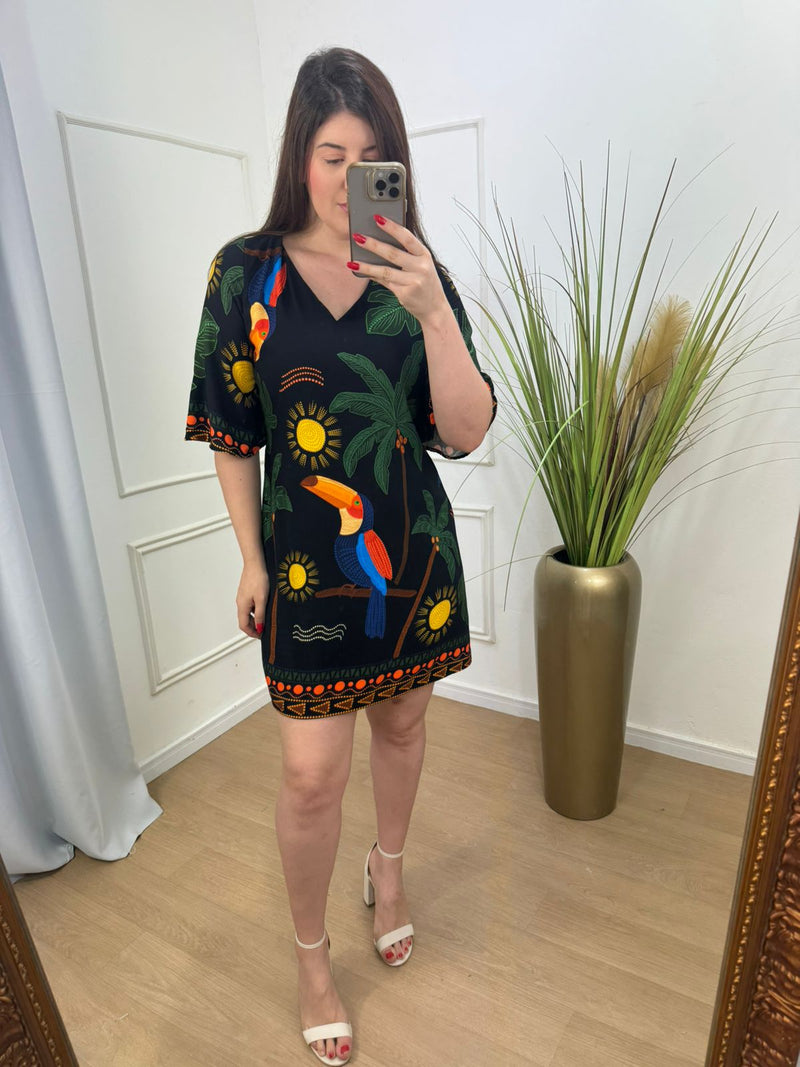 Vestido Tropical verão